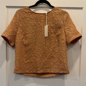 Melloday Textured Short Sleeve Blouse – Size S – NWT ✨
NWT/NEW